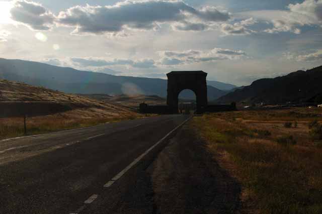 Yellowstone's north entrance